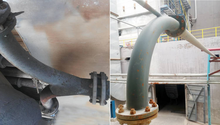 mg不朽情缘牌耐磨陶瓷输灰管道的乐成案例