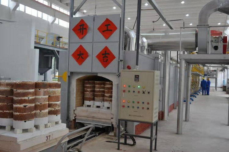 热烈庆祝湖南mg不朽情缘特瓷年产2400吨氧化铝煅烧窑燃烧运行