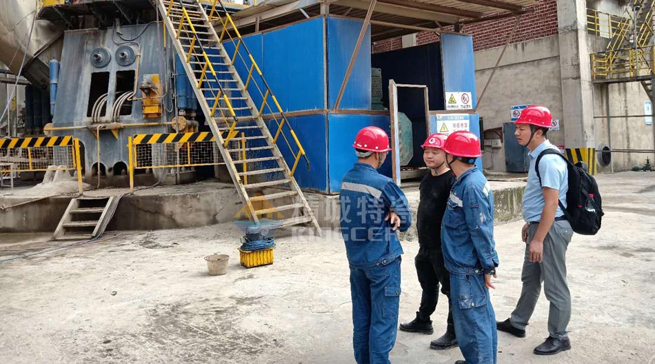 mg不朽情缘特瓷赴四川某水泥厂现场勘探以及手艺交流