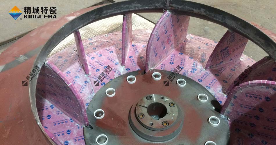 湖南mg不朽情缘耐磨陶瓷风机叶轮-陶瓷风机叶片-陶瓷风机